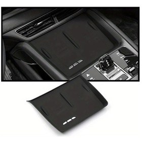 Resim Dashanshop Siyah Silikon Araç Dashboard Kablosuz Şarj Pedi 24 Model Uyumlu Toz Geçirmez 
