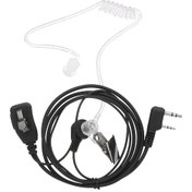 Resim Folinda K Bağlantılı Radyo Kulaklığı - Radyasyondan Koruyucu Hava Borulu, Kenwood/baofeng/retevis Uyumlu, Siyah, P200-pk01 Modeli 
