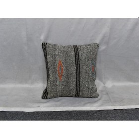 Resim Zehra Abla Halı Yeni El Dokuma Dekoratif Kilim Kırlent Yastık Kılıfı 6433 Çok Renkli 