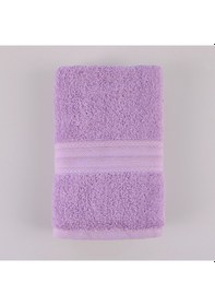 Resim İkili Bordürlü El/yüz Havlusu Mor 