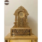 Resim Ağaç Store Işlemeli Masa Saati 
