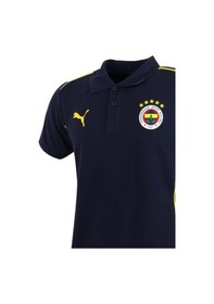 Resim Fenerbahçe Orijinal Lisanslı 2024/25 A Takım Polo Yaka Lacivert T-shirt Lacivert 
