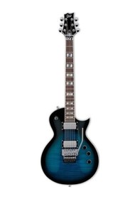 Resim Esp Ltd Las1frfmblkaqsb Alex Skolnick Signature As-1fr Black Aqua Sunburst Elektro Gitar Alevli Kapak Floyd Rose Köprü 