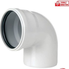 Resim Fırat Pvc 100 Kapalı Dirsek 90° 