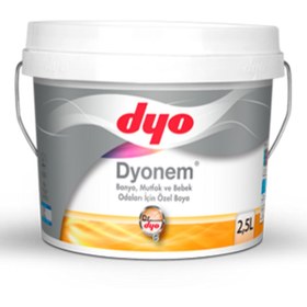 Resim Dyo Dyonem Nem Önleyici Mat Boya 2,5 Lt Beyaz 