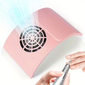 Resim USB Güçlü Emişli Taşınabilir Tırnak Tozu Toplayıcı - Kompakt Mini Vakum Makinesi, 2 Yeniden Kullanılabilir Filtre Torbası Dahil, Parlak Pembe/Beyaz, Kokusuz ve Dayanıklı Plastik Tasarım, Ev ve Salon Kullanımı İçin, Hafif El Tipi Cihaz, Yıkanabilir Filtre Torbaları, DIY Manikür Aksesuarı 
