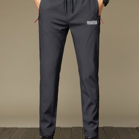 Resim Erkek Casual Uzun Pantolon Baskılı, %100 Polyester, Nefes Alabilir ve Hızlı Kuruyan, Fermuar Cebi, Normal Beden, Dokuma Kumaş, 110g/m², Koşu, Dağcılık, Günlük Giyim - İlkbahar/Yaz/Sonbahar Spor Stili 
