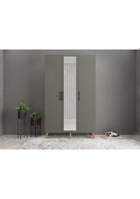 Resim Açelya Portmanto Vestiyer - Çam Füme - Ücretsiz Kurulum M4 