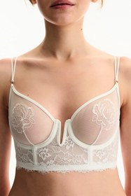 Resim Kırık Beyaz Removable Skirt Babydoll - Beyaz / 85B 