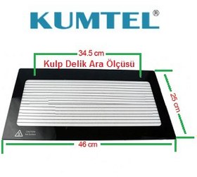 Resim Kumtel Mini Fırın-Midi Fırın Ön Kapak Camı 