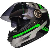 Resim 913 Aperture Güneş Vizörlü Kapalı Kask (siyah Camlı) 