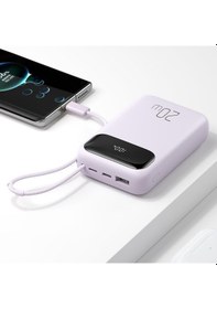 Resim Mcdodo Mc-3245 20w 10000mah Powerbank Typec Şarj Kablo - Mor 