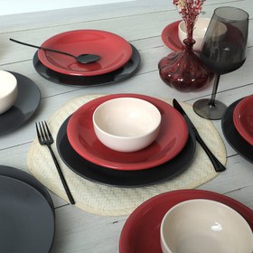 Resim Noble Mix Yemek Takımı 18 Parça 6 Kişilik 