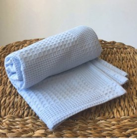 Resim Waffle Desenli Pike Çok Amaçlı Kurulama Bezi 45x55 3 Adet Beyaz - Mavi - Pembe 