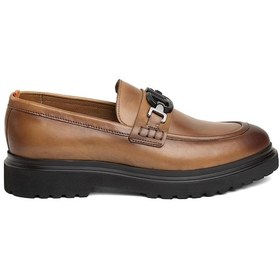 Resim Marcomen 19578 Erkek Hakiki Deri Loafer Ayakkabı Taba-taba Taba 