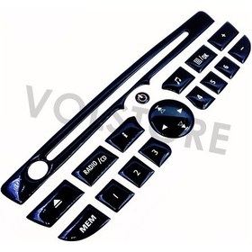 Resim Renault Clio 3 Teyp Tuş Takımı Pianoblack 2009-2016 