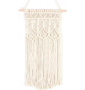 Resim Shineyee Nordik Tarz El Dokuma Bej Duvar Örtüsü - Pamuklu İp Dekoratif Aksesuar, 35x75 Cm, Ev Ofis Dekoru, Dayanıklı Ve Kolay Bakım 