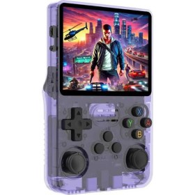 Resim R36S Arkos Retro Oyun Konsolu Video Oyunu Linux Sistemi 64GB 10000 + Oyunlar Cep Konsolu Atari Tv Bağlantılı Retro Oyun Konsolu 