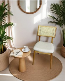 Resim METSAN AKSESUAR Sedef Hazeranlı Ahşap Sandalye 