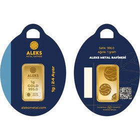 Resim AMR 1 gr 995.0 24 Ayar Külçe Altın 