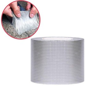 Resim Folyo Kauçuk Bant Yapışkanlı Su Geçirmez Çatı Boru Tamir Bandı 2metre X 10 Cm 