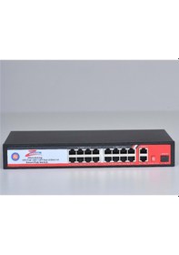 Resim Ztech Zr-p1602fn 16+2+1 Poe Switch 260w +2 10/100/1000 Sfp Koli Adet 8 