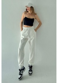 Resim Beyaz Lastikli Eşofman 