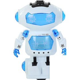 Resim Osense Kutulu Yürüyen Sesli Işıklı Robot 