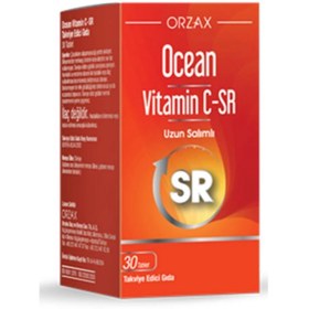 Resim ORZAX Ocean Vitamin C-SR 30 Tablet 