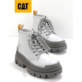 Resim Grey Hakiki Deri Kadın Bot & Bootie Cat0111121703 Grey 