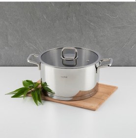 Resim Nehir Silver Trend 24 CM Derin Tencere 