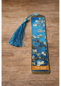 Resim Sanatsal Tablo Temalı Metal Kitap Ayracı Van Gogh-badem Çiçekleri 