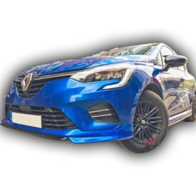 Resim buumgaraj Renault Clio 5 Ön Tampon Eki Ön Karlık Boyasız Plastik 