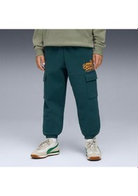 Resim Puma Mid90s Cargo Çocuk Yeşil Eşofman Altı Yeşil 