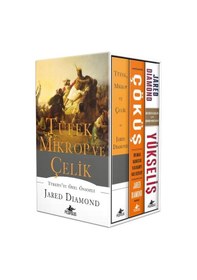 Resim Tüfek. Mikrop ve Çelik Üçlemesi Kutulu Özel Set 3 Kitap Karton 