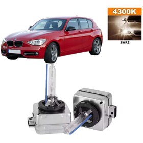 Resim 3 Tıkla BMW 1 Serisi F20 2012-2017 Xenon D1S / D1R 4300K Sarı HID Xenon Ampul 2 Adet 