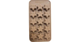 Resim Pastry Planet Yıldız Çift Çizgili Silikon Çikolata Kalıbı 