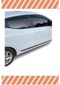 Resim Renault Clio 5 Hb 2019-2021 Modellerine Özel 4'lü Mügen Tip Cam Rüzgarlığı 