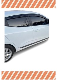 Resim Renault Clio 5 Hb 2019-2021 Modellerine Özel 4'lü Mügen Tip Cam Rüzgarlığı 