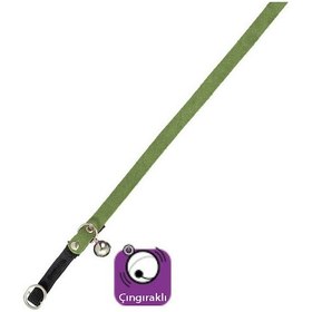 Resim Karlıe Kadife Kedi Tasma Çıng. 30cm Yeşil 