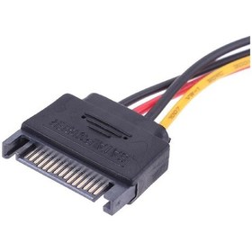 Resim 4843 Sata Kasa Hdd Dişi Erkek 4 Pin Power Molex Güç Kablosu 20 Cm 
