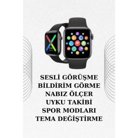 Resim MidasTech Ikili Set Dev Kampanya Ucuz Kulaklık Ucuz Akıllı Saat Gürültü Önleyici Uzun Pil Ömrü Midia 