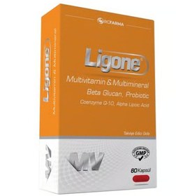 Resim Ligone Beta Glucan Probiotic Multivitamin 60 Tablet 