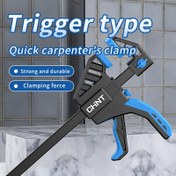 Resim OuDiSi Ağır Hizmet Tipi F Kelepçesi - Tetik Tipi, Su Geçirmez Çelik, Çoklu Boyut (15.24cm-91.44cm) Ahşap İşleri & Endüstriyel Kullanım İçin 