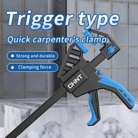 Resim OuDiSi Ağır Hizmet Tipi F Kelepçesi - Tetik Tipi, Su Geçirmez Çelik, Çoklu Boyut (15.24cm-91.44cm) Ahşap İşleri & Endüstriyel Kullanım İçin 