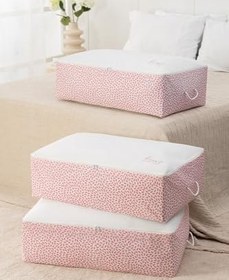 Resim 3 Adet Mega Boy Baza Altı Yastık Yorgan Kazak Hurcu 74x46x22 