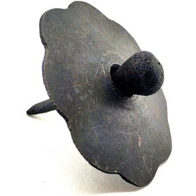 Resim Antika Tarz Dekoratif Pirinç Düğmeli Kabara - 40 Mm, Oksit 0.45 CM 
