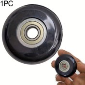 Resim URTUE Kürek Makinesi Oturma Tekerlekleri ile 8x40x10mm, Siyah, PA (Poliamid, Naylon), Evrensel, Şarj Edilmemiş, Sevgililer Günü, Ramazan, Yılbaşı, Bahar Festivali için Oturma Pedleri Hareketli Tekerleklerle 