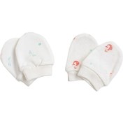 Resim Andywawa Erkek Kız Bebek Eldiven Mint Yeni Doğan 2'li Eldiven Ac23782 Bej 