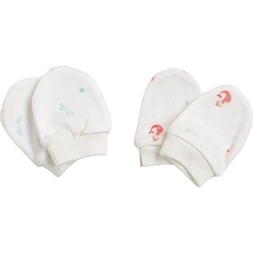 Resim Andywawa Erkek Kız Bebek Eldiven Mint Yeni Doğan 2'li Eldiven Ac23782 Bej 